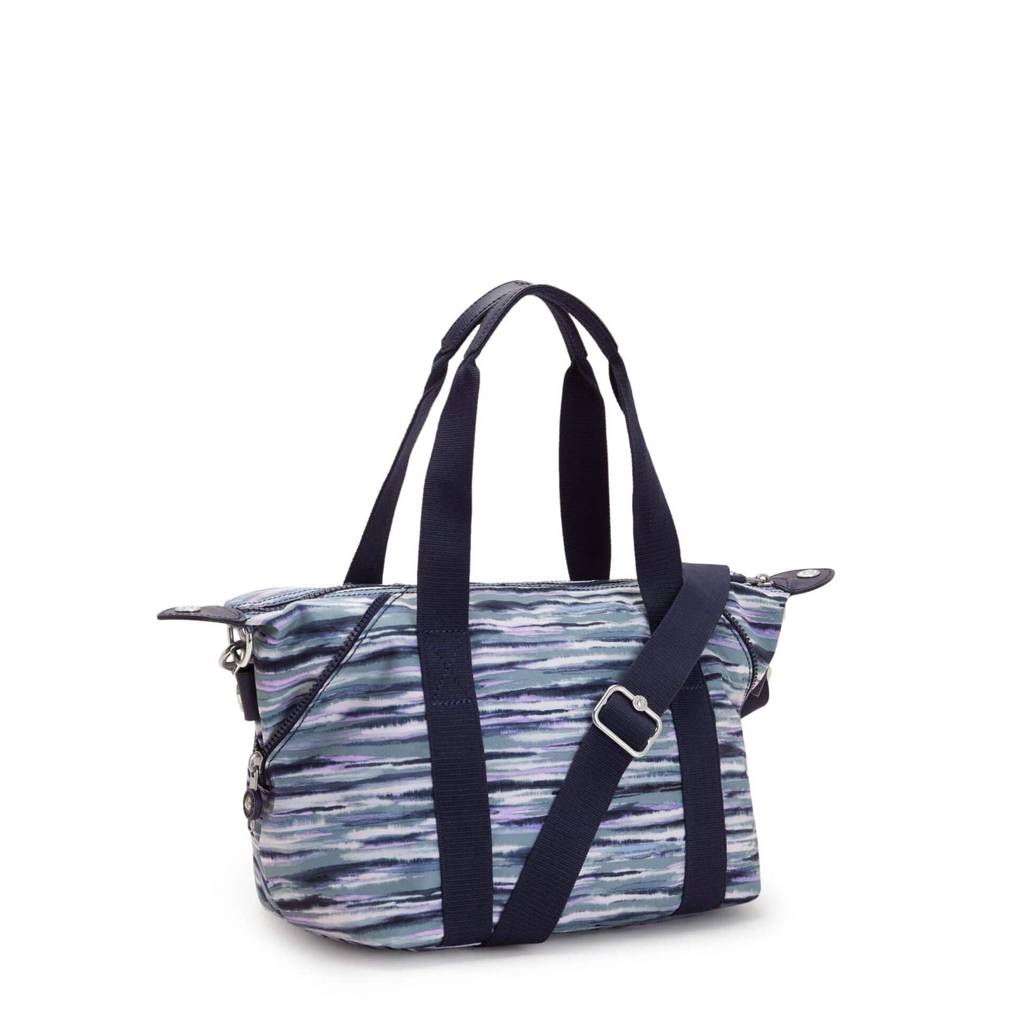 KIPLING-Art Mini-حقيبة يد صغيرة (بحزام كتف قابل للإزالة)-Brush Stripes-I5656-W66