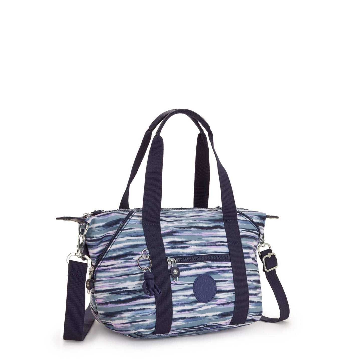 KIPLING-Art Mini-حقيبة يد صغيرة (بحزام كتف قابل للإزالة)-Brush Stripes-I5656-W66
