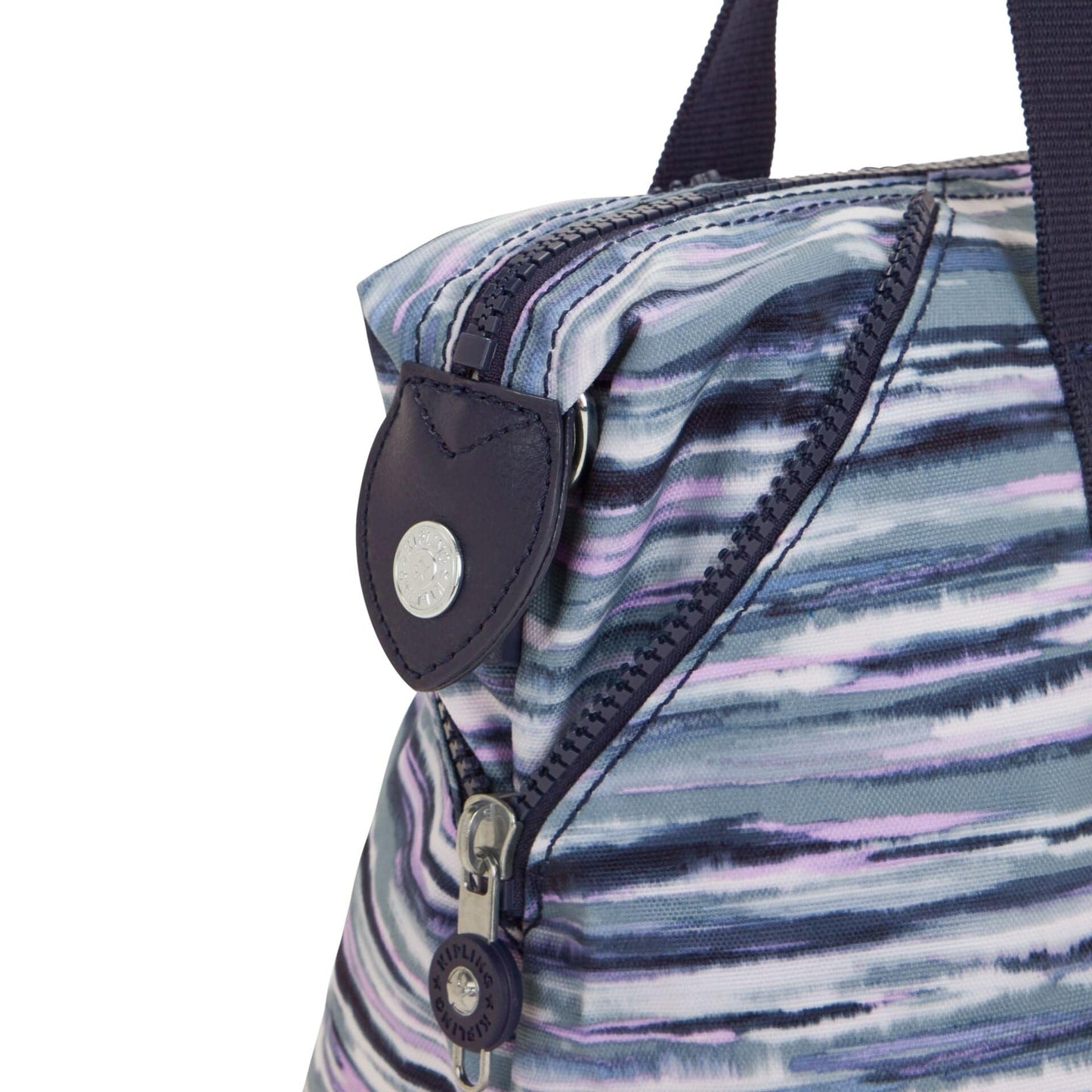 KIPLING-Art Mini-حقيبة يد صغيرة (بحزام كتف قابل للإزالة)-Brush Stripes-I5656-W66