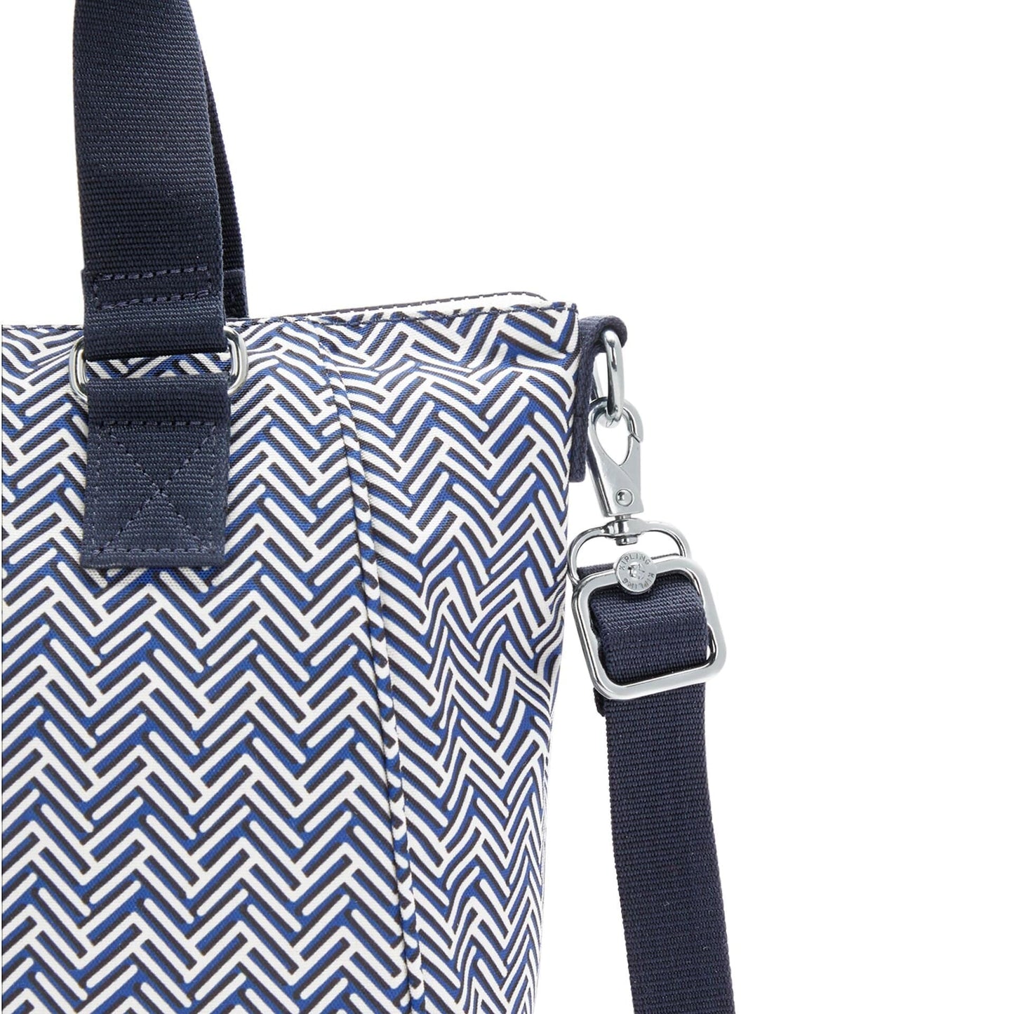 KIPLING-Amiel-حقيبة يد متوسطة الحجم (بحزام كتف قابل للإزالة)-Urban Chevron-I5733-V44