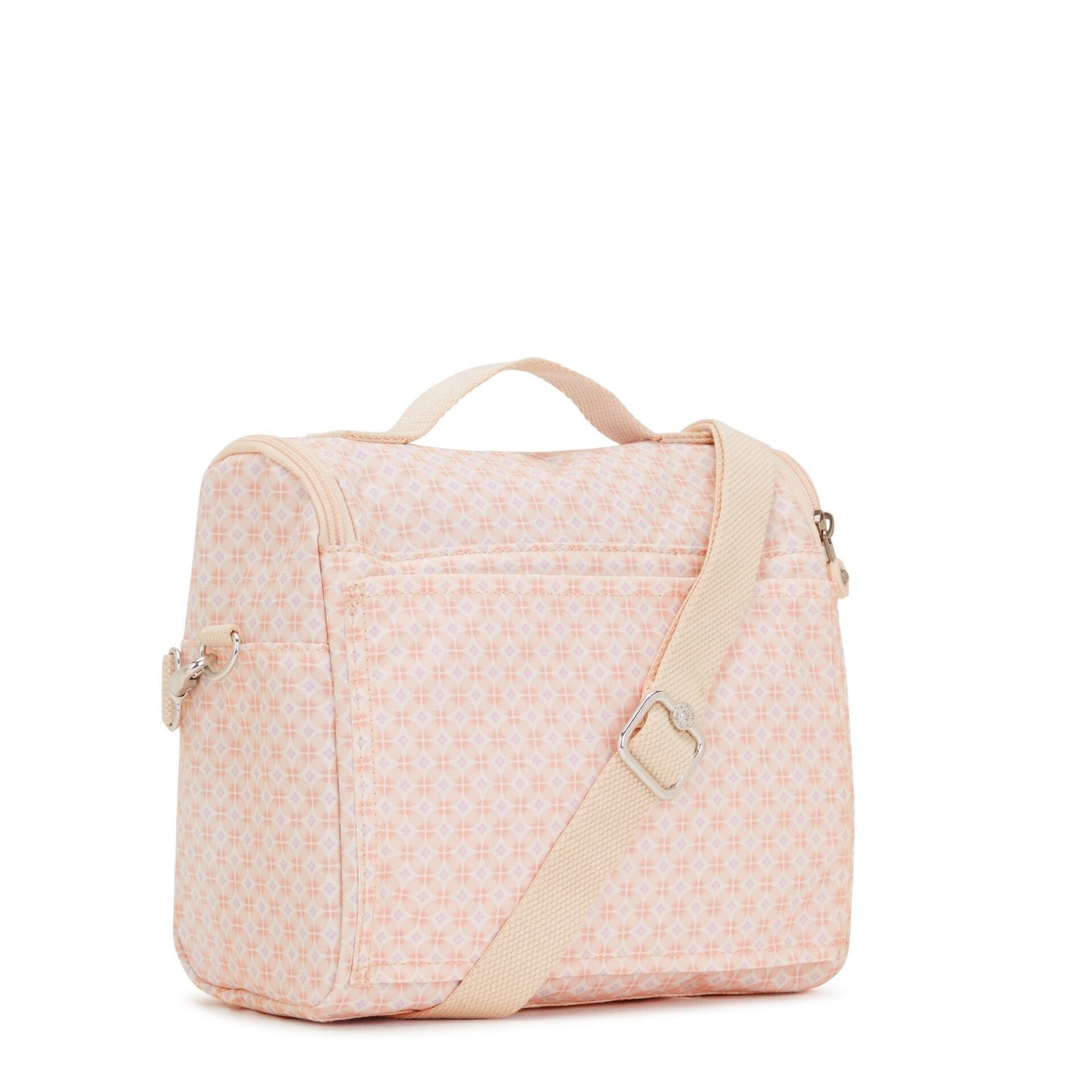 حقيبة غداء كبيرة Kipling New Kichirou Girly Tile Prt مع جيب مخصص للعربة C2I5749-5EH