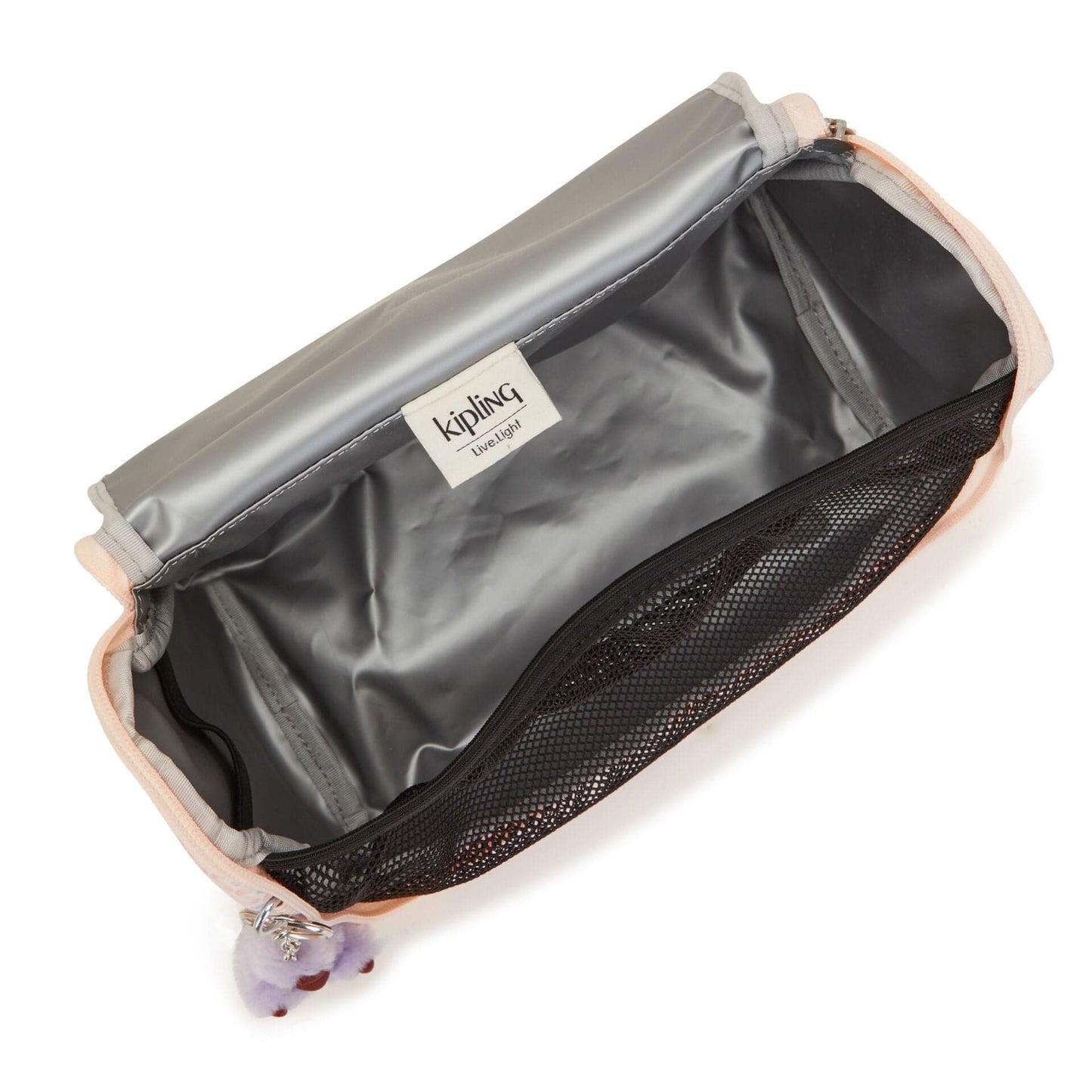 حقيبة غداء كبيرة Kipling New Kichirou Girly Tile Prt مع جيب مخصص للعربة C2I5749-5EH