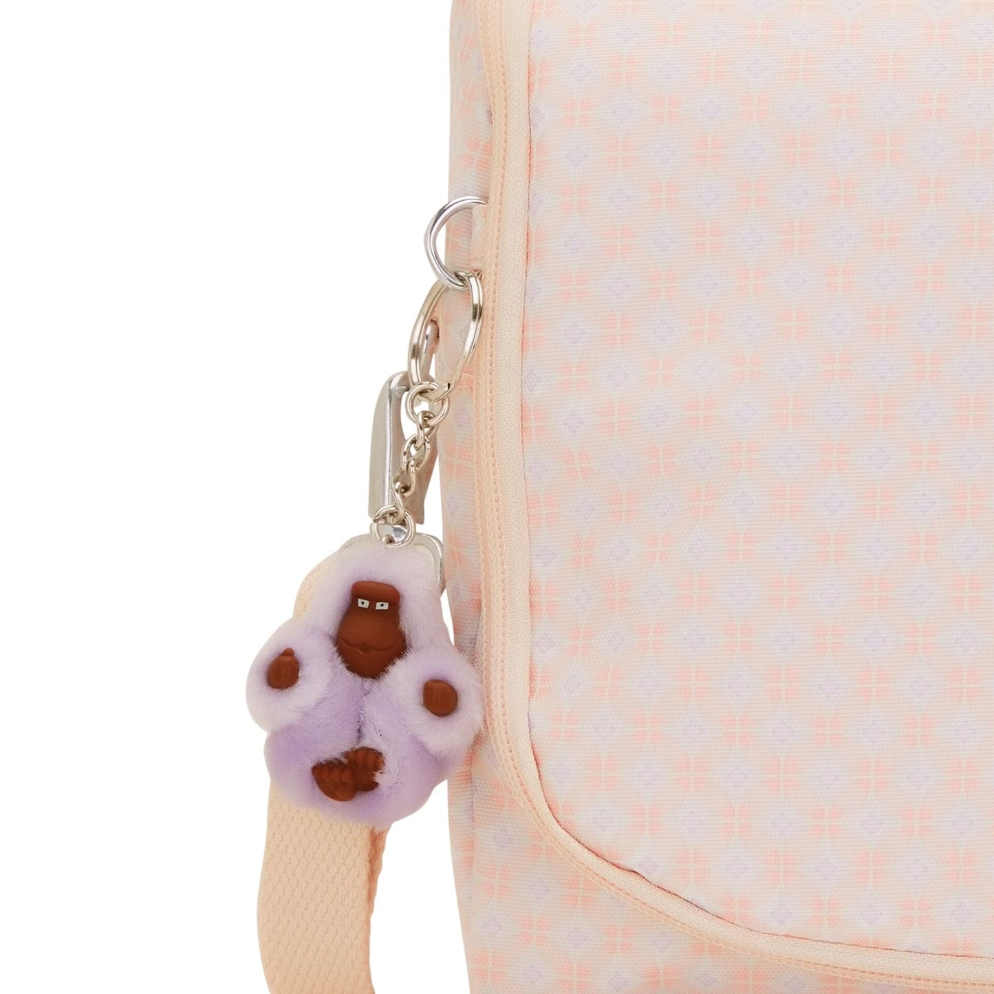 حقيبة غداء كبيرة Kipling New Kichirou Girly Tile Prt مع جيب مخصص للعربة C2I5749-5EH