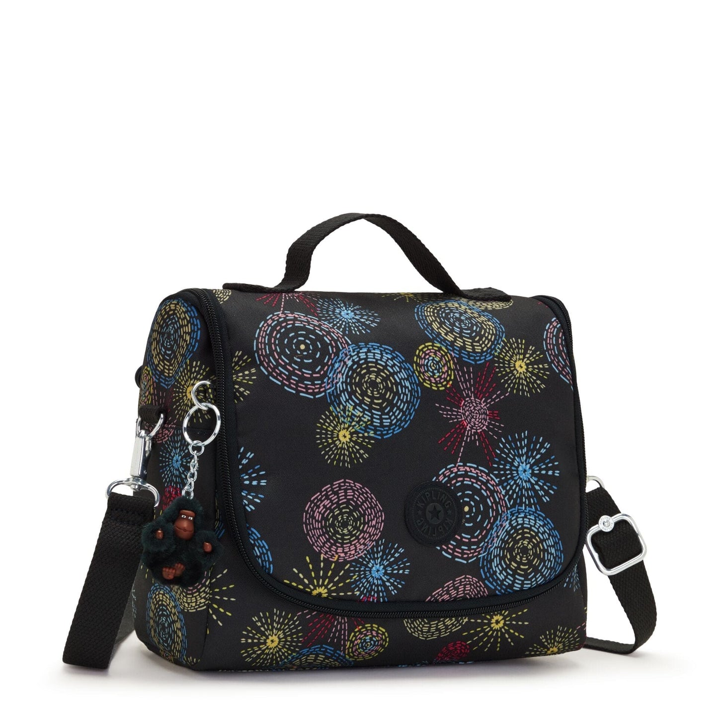 KIPLING-NEW KICHIROU-صندوق غداء كبير (مع جراب عربة)-Homemade Stars-I5749-U24