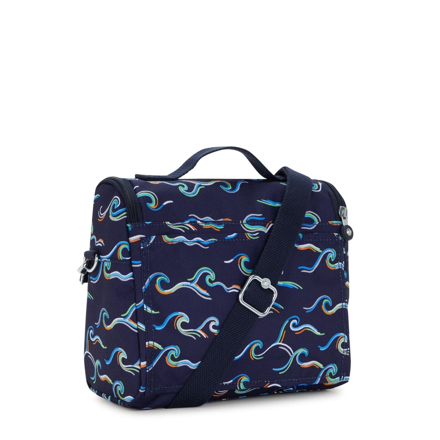 حقيبة غداء كبيرة بطبعة Fun Ocean من Kipling New Kichirou مع جيب عربة C2I5749-W92
