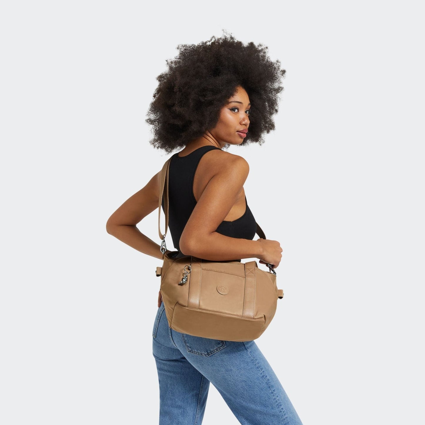 KIPLING-ART MINI-Small handbag (with removable shoulderstrap)-Soft Almond-I5874-R13