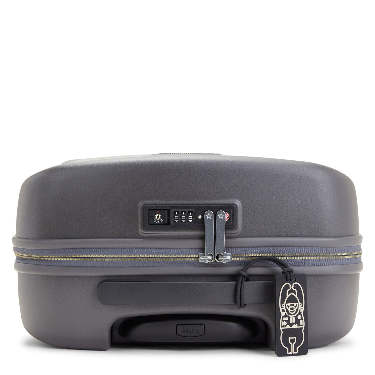 KIPLING-Curiosity S-حقيبة سفر صغيرة بعجلات - رمادي رخامي - I5993-Z15