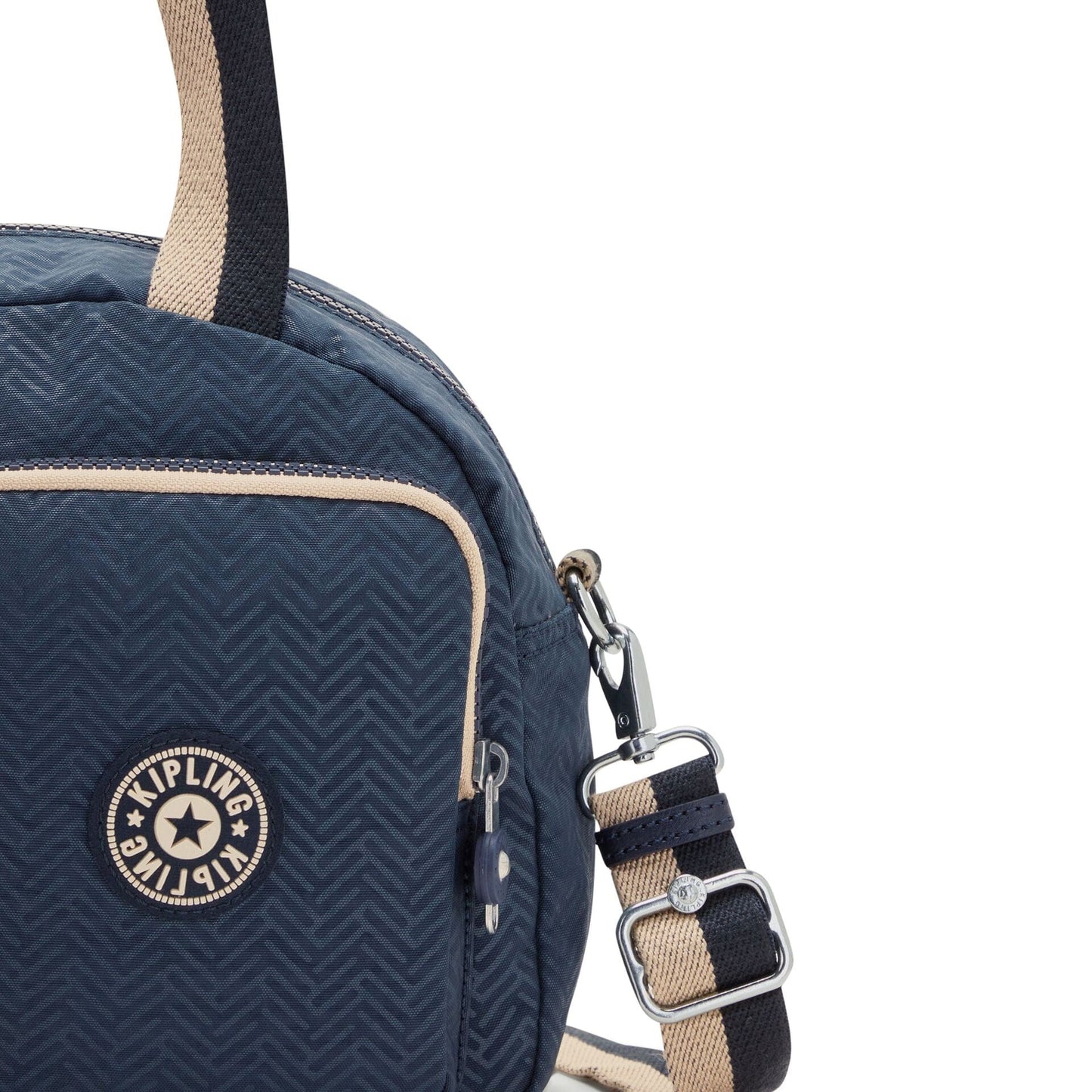KIPLING-Cool Defea-حقيبة كتف متوسطة الحجم (بحزام كتف قابل للإزالة)-Endless Bl Embed-I6017-Y36