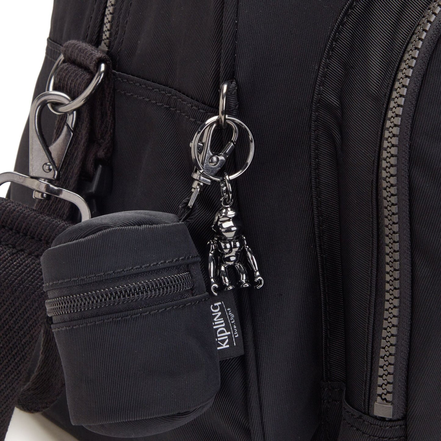 KIPLING-CAMAMA-حقيبة أطفال كبيرة (مع حصيرة تغيير الحفاضات)-أسود داكن-I6052-53F