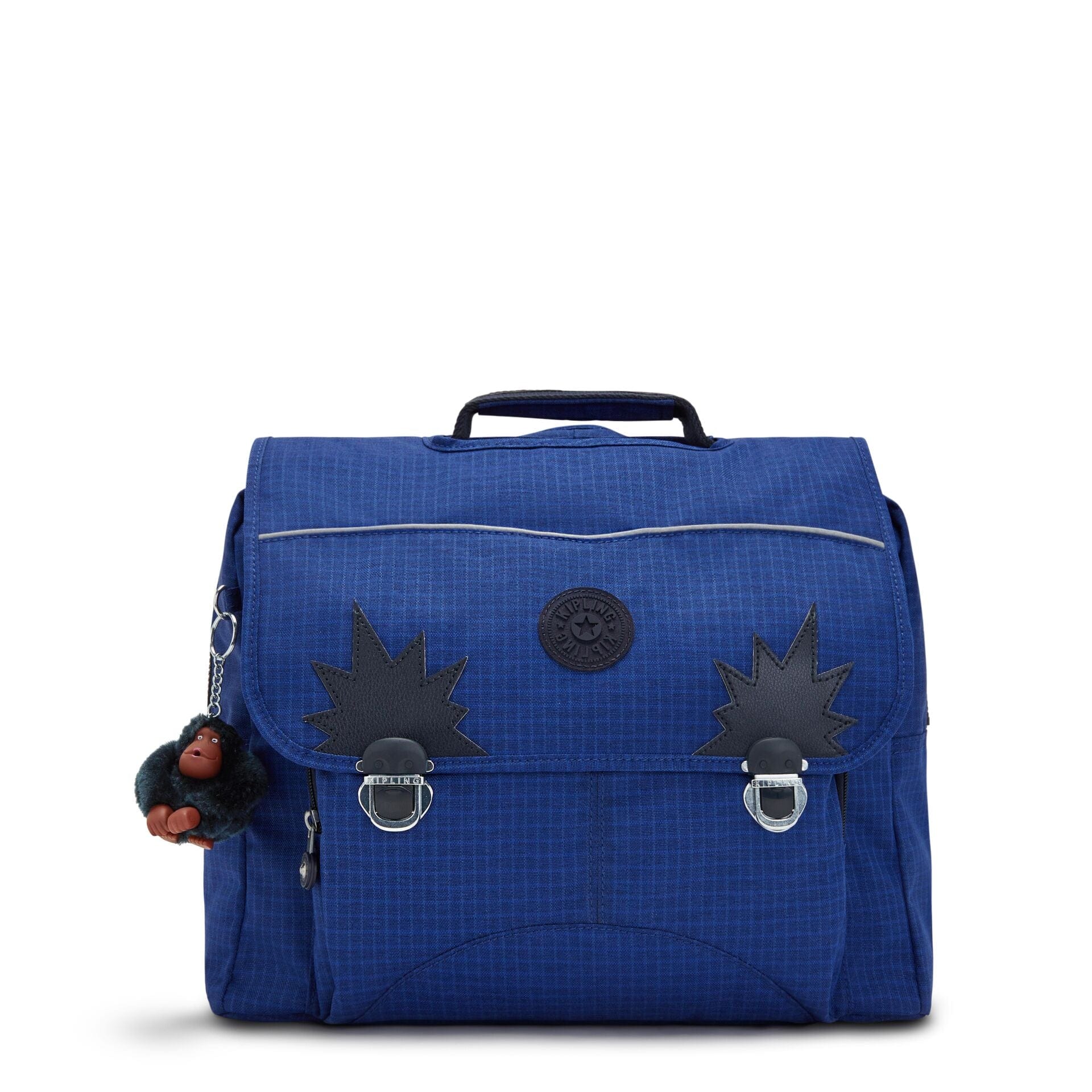 KIPLING-Iniko-Medium backpack (with laptop protection)-Worker Blue Rs-I6121-P18