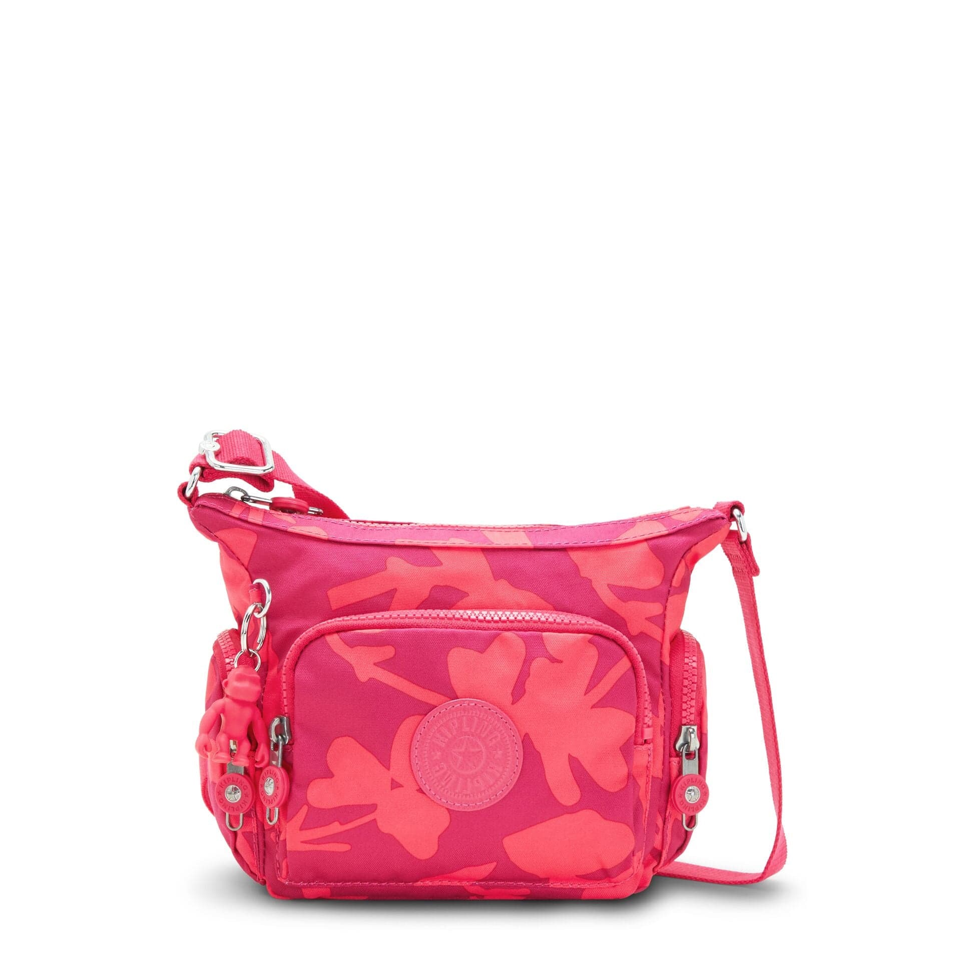 KIPLING-Gabbie Mini-Small crossbody-Coral Print-I6193-T44