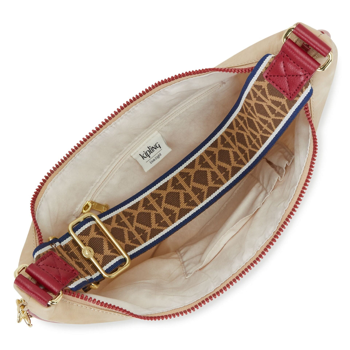 KIPLING-Hania-Medium Shoulderbag-Natural Beige C-I6214-X83
