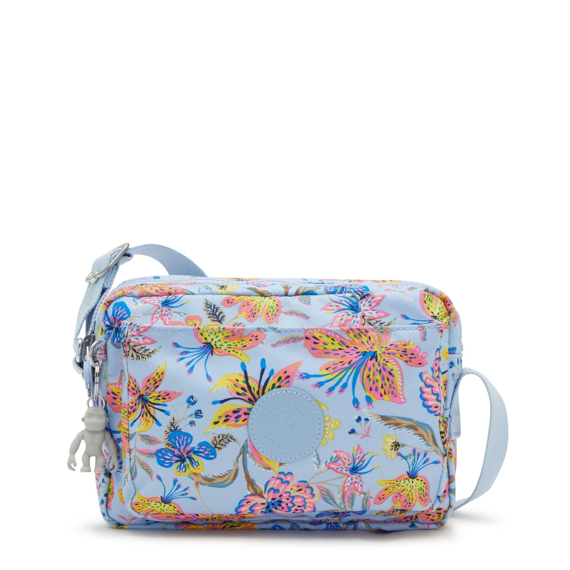 KIPLING-Abanu M-Medium crossbody-Wild Flowers-I6237-X91
