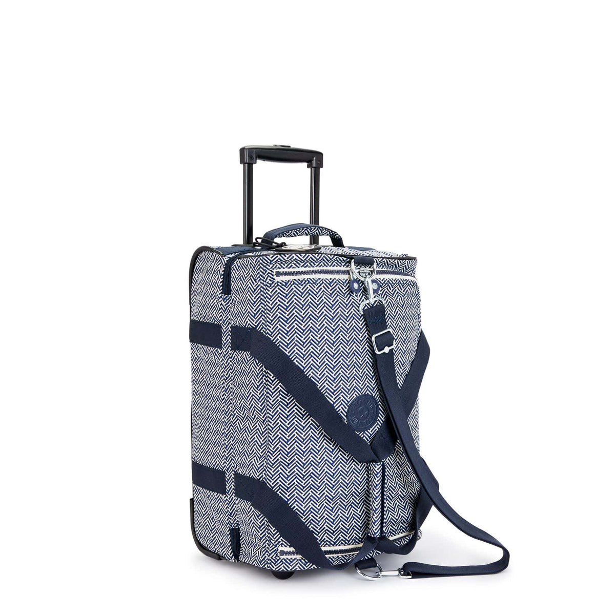 KIPLING-Teagan Us-حقيبة أمتعة صغيرة بعجلات-Urban Chevron-I6486-V44