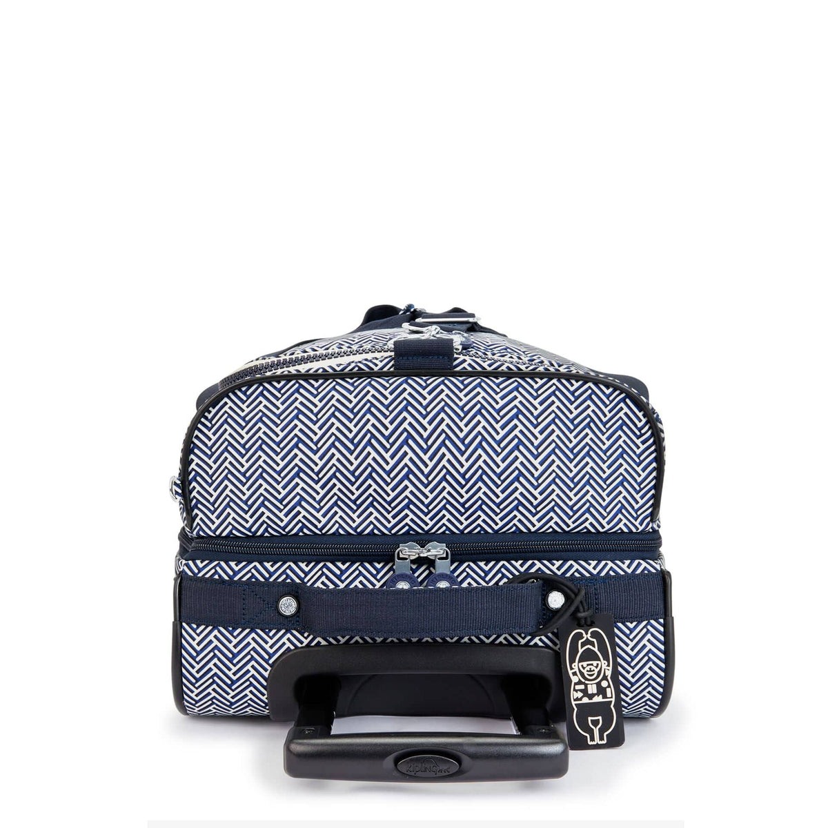 KIPLING-Teagan Us-حقيبة أمتعة صغيرة بعجلات-Urban Chevron-I6486-V44