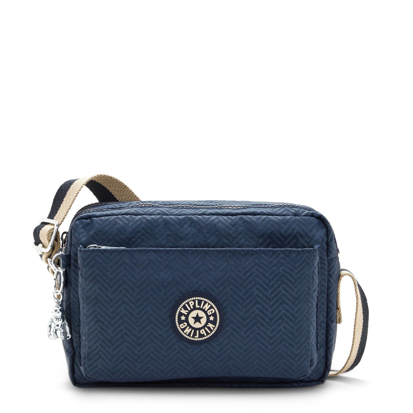 KIPLING-Abanu M-Medium crossbody-Endless Bl Emb-I6831-Y36