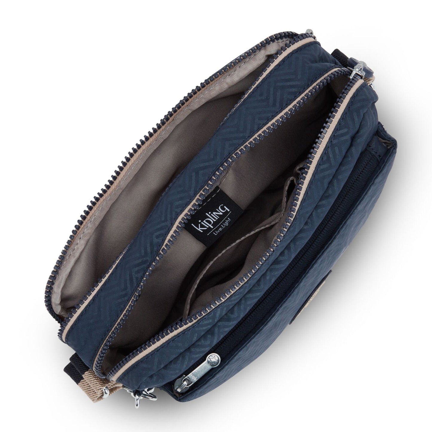 KIPLING-Abanu M-Medium crossbody-Endless Bl Emb-I6831-Y36
