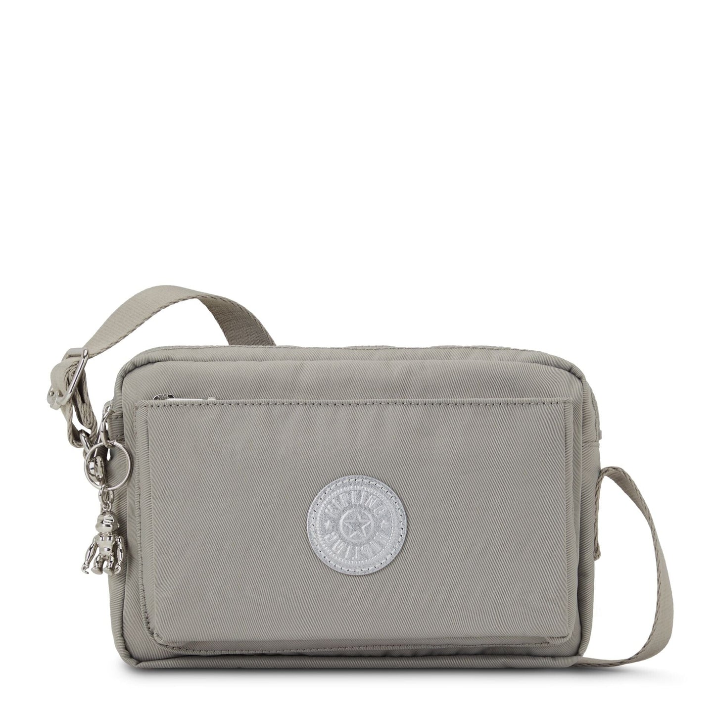 KIPLING-Abanu M-Medium crossbody-Almost Grey-I6847-T85
