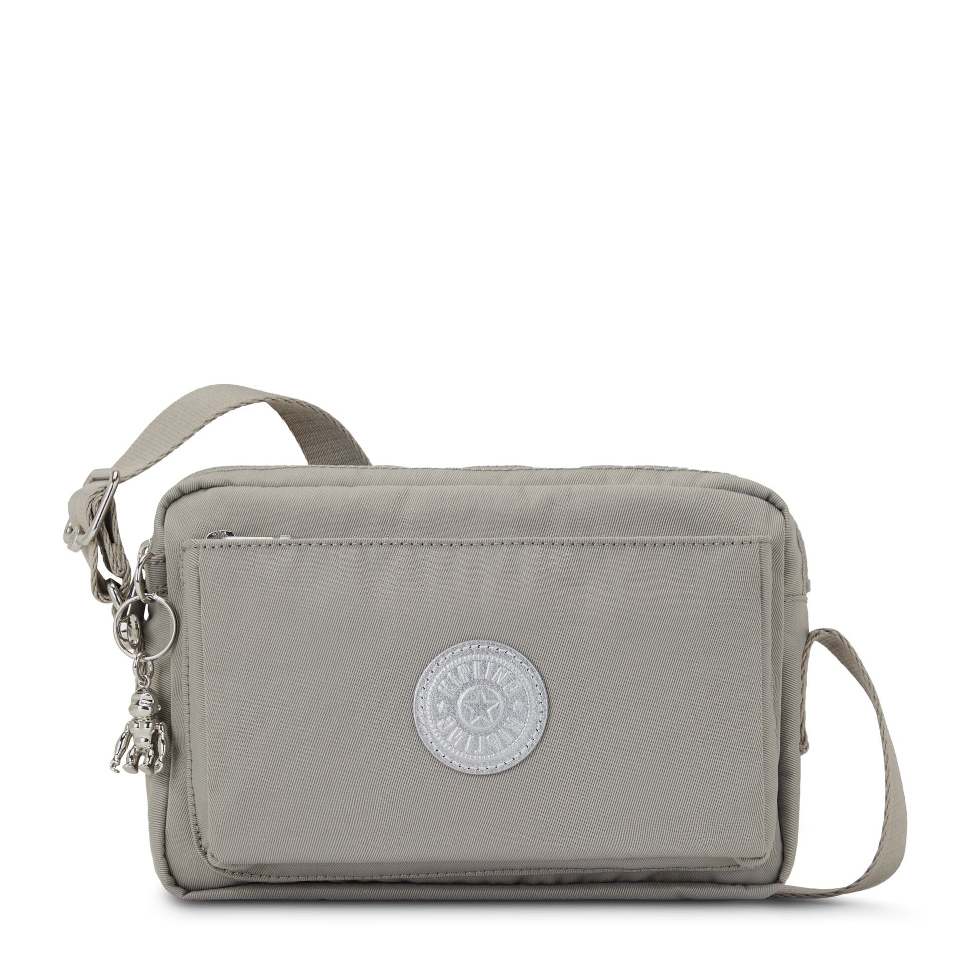 KIPLING-Abanu M-Medium crossbody-Almost Grey-I6847-T85
