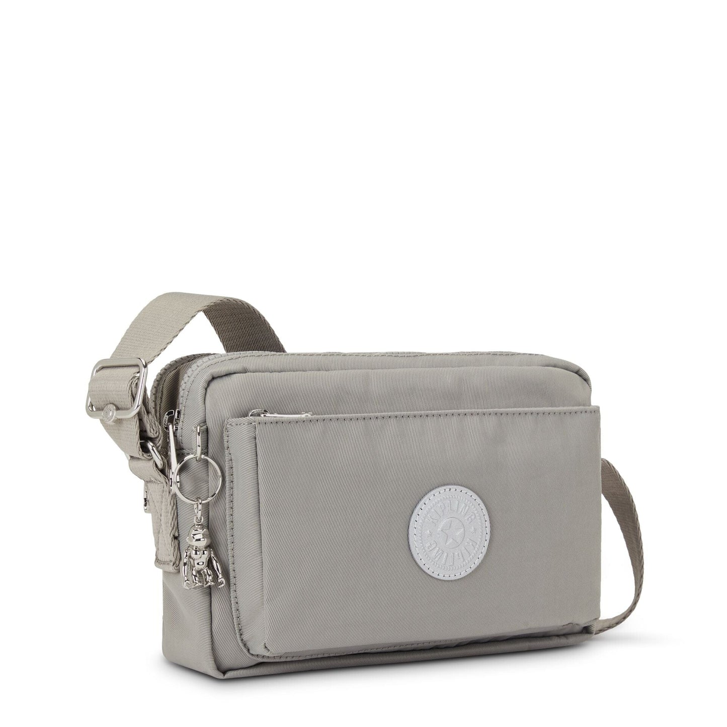 KIPLING-Abanu M-Medium crossbody-Almost Grey-I6847-T85