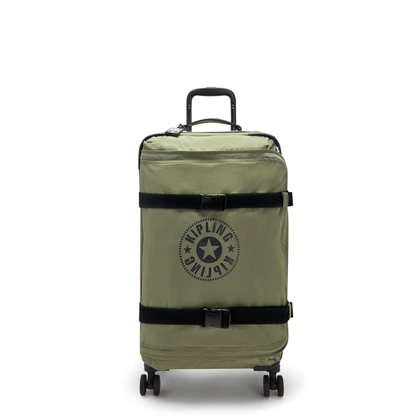 KIPLING-Spontaneous M-Medium wheeled luggage-Strong Moss C-I6918-R75