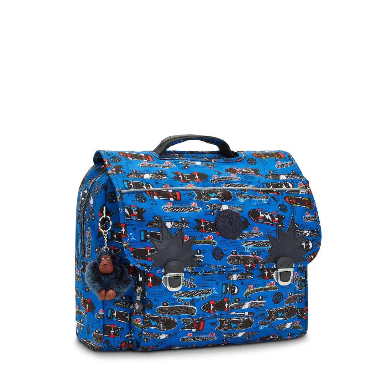 حقيبة ظهر KIPLING-Iniko-Medium (مع حماية للكمبيوتر المحمول) - New Scate Prt S-I7055-Y35