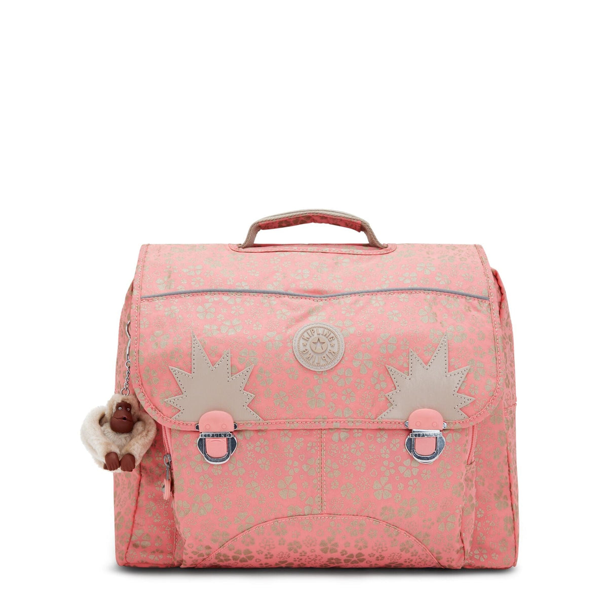 KIPLING-Iniko-Medium backpack (with laptop protection)-Sweet MetFloral-I7055-Z98