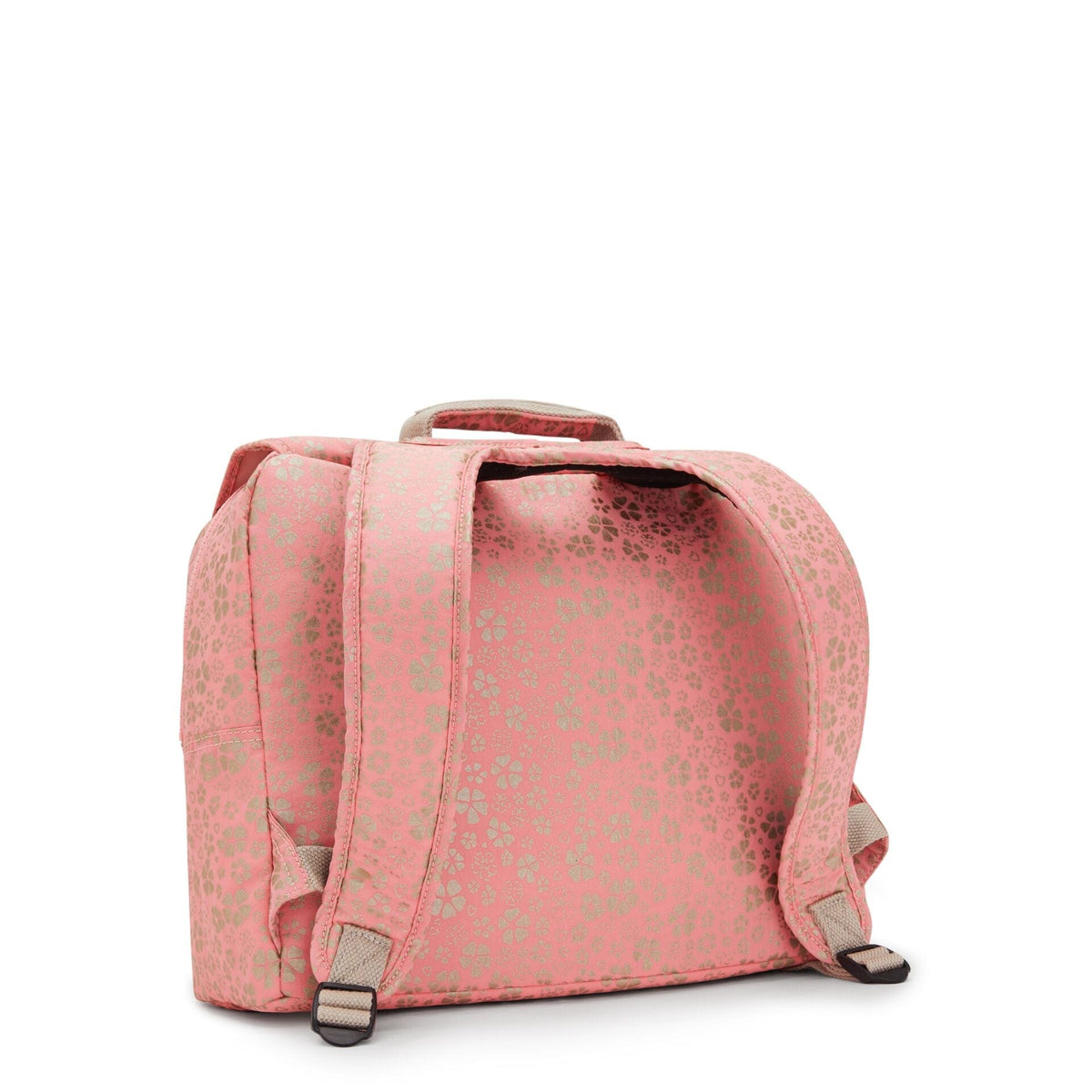 KIPLING-Iniko-حقيبة ظهر متوسطة الحجم (مع حماية للكمبيوتر المحمول)-Sweet MetFloral-I7055-Z98