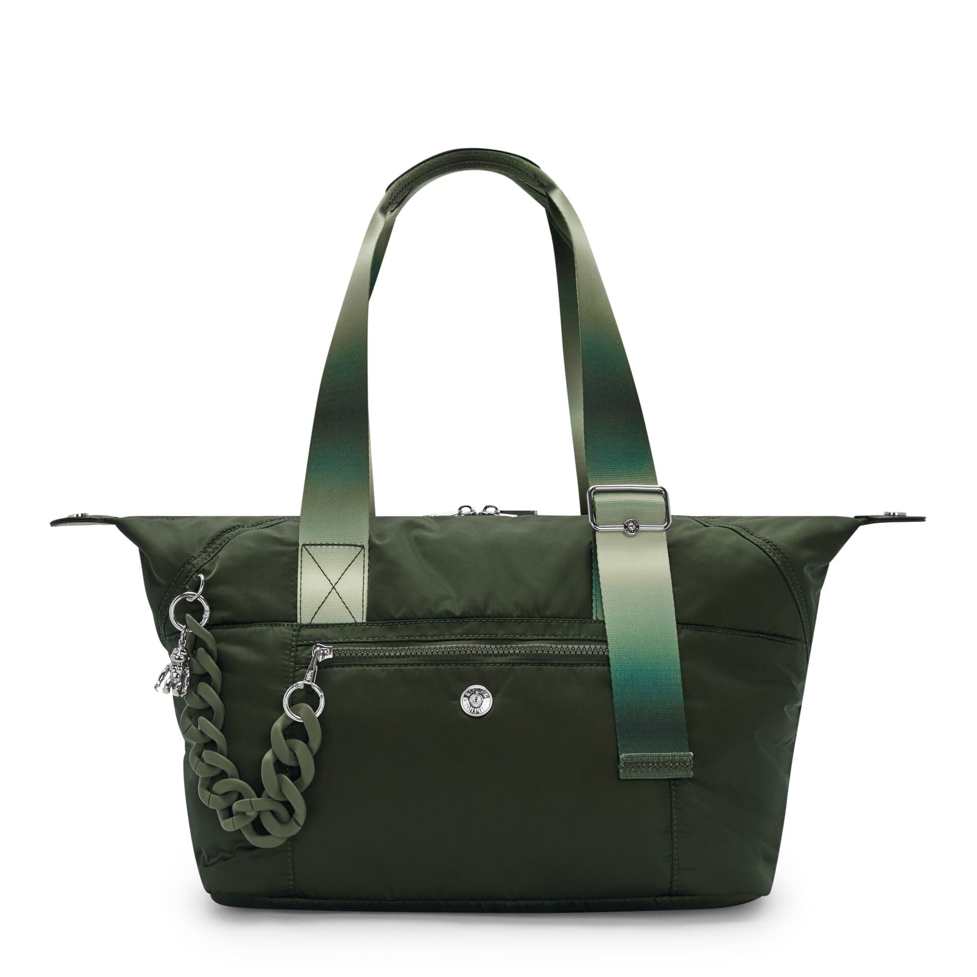 KIPLING-Art-Medium Tote-VT Dark Emerald-I7068-G91