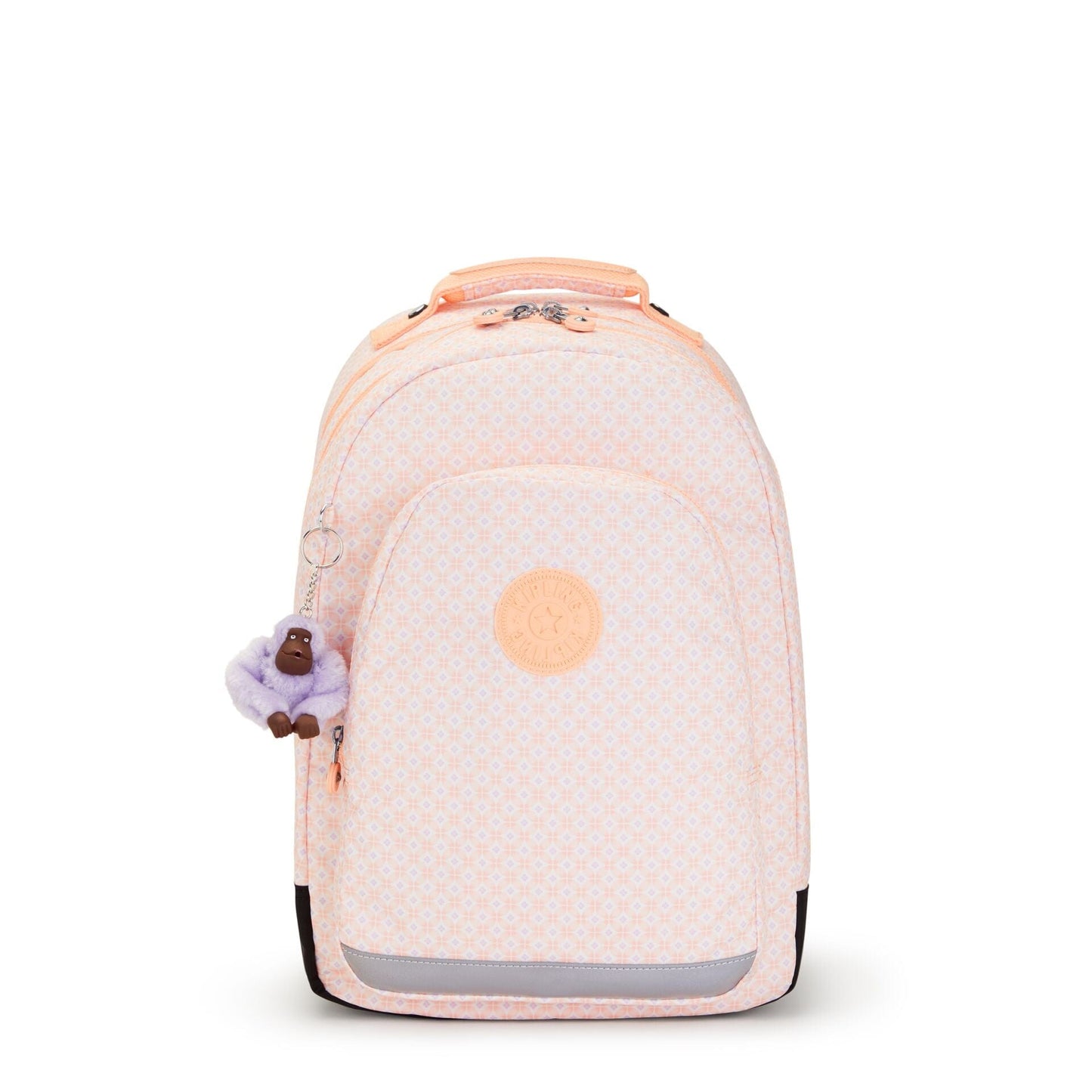 KIPLING-Class Room-Large backpack with laptop protection-Girly Tile Prt-I7090-5EH