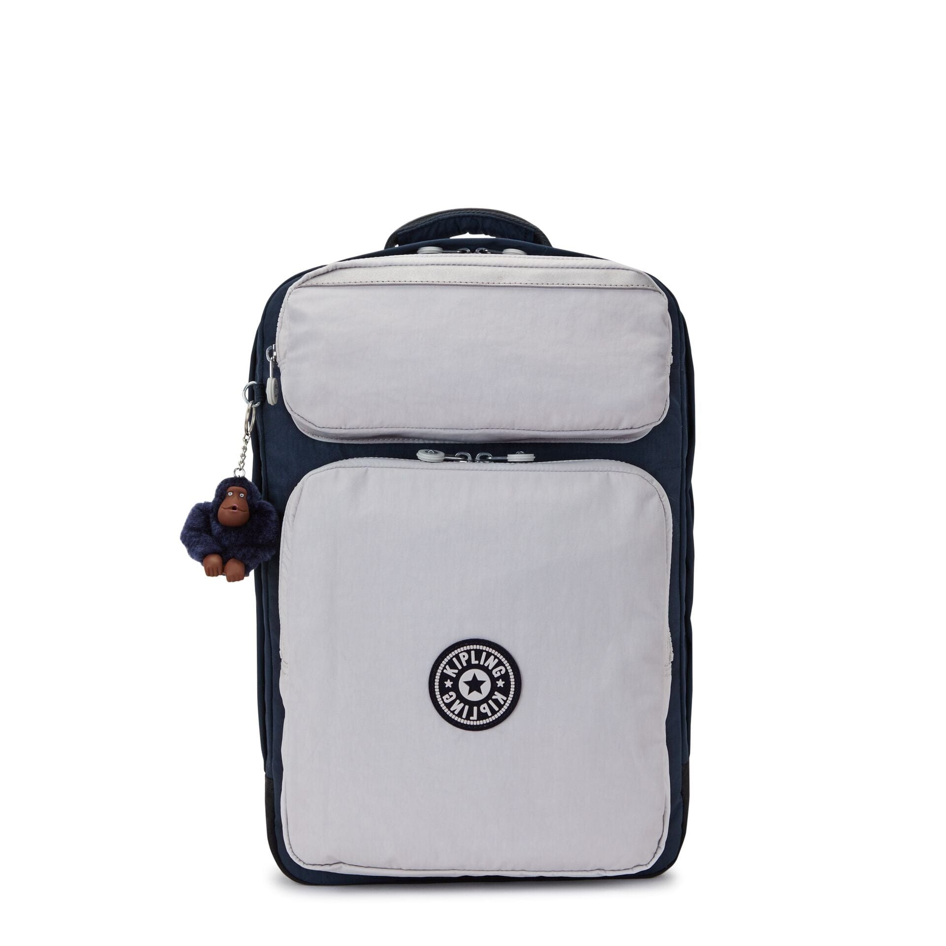 KIPLING-Scotty-Large Backpack with Laptop Sleeve-True Blue Grey-I7131-U84