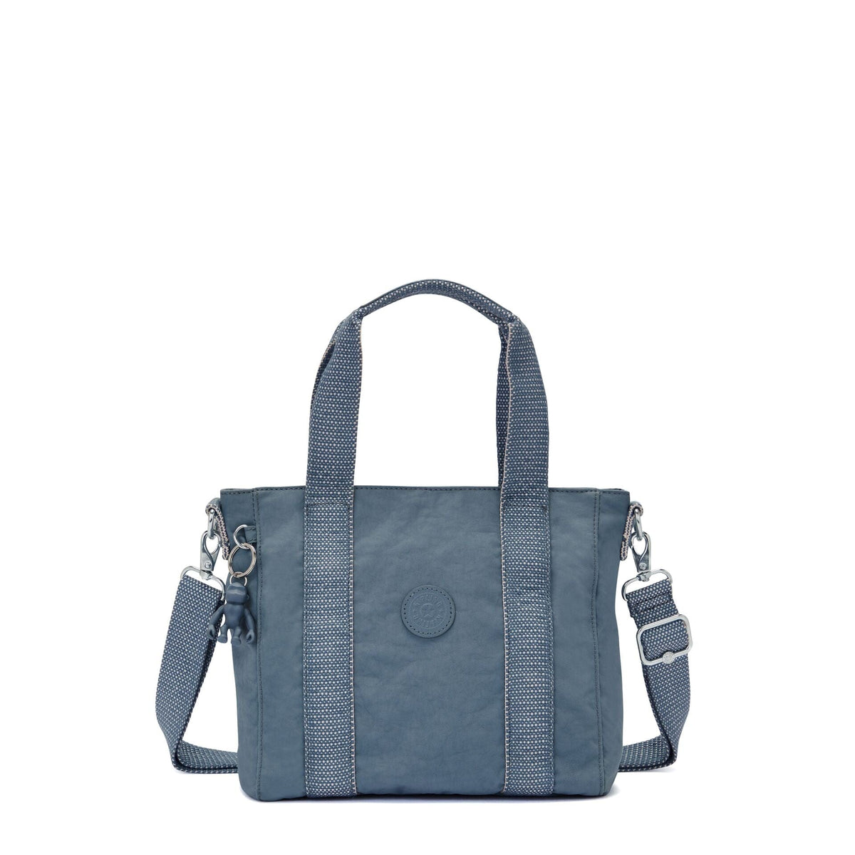 KIPLING-Asseni Mini-Small tote (with removable shoulderstrap)-Brush Blue-I7149-V35