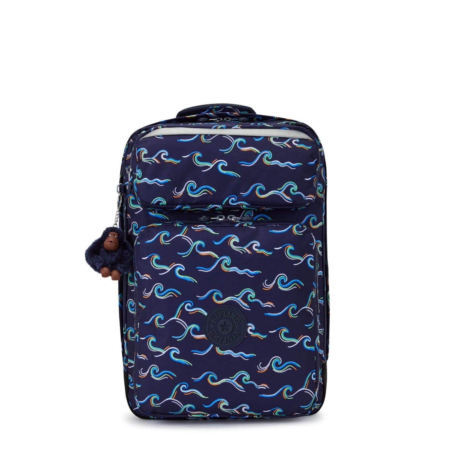 KIPLING-Scotty-Large Backpack with Laptop Sleeve-Fun Ocean Print-I7151-W92