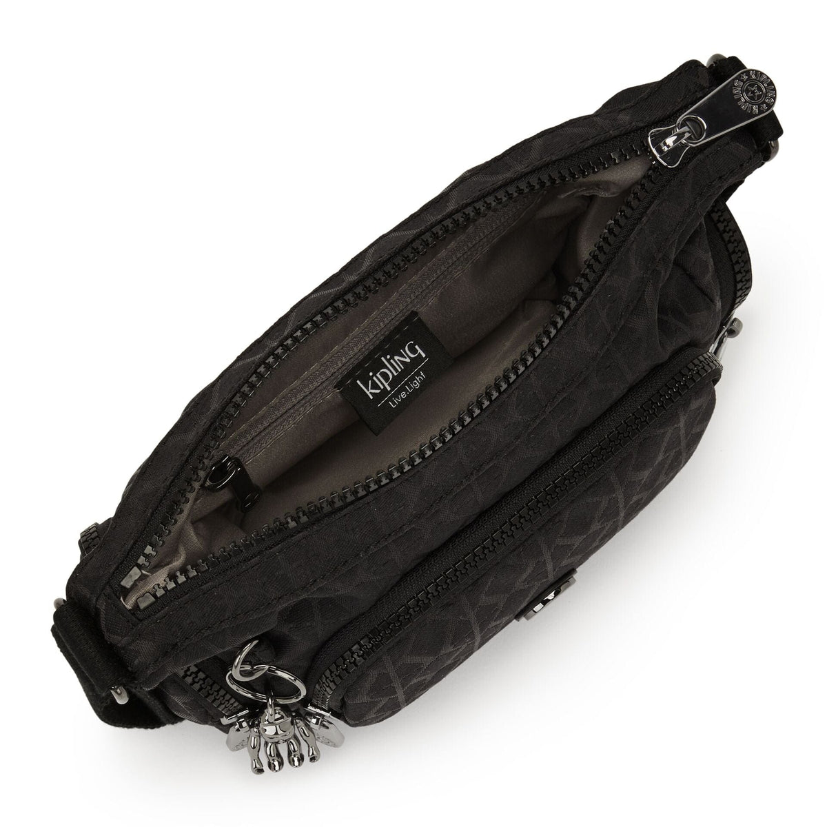 حقيبة KIPLING-Gabbie Mini-Small crossbody-Signature Blk Q-I7282-M34