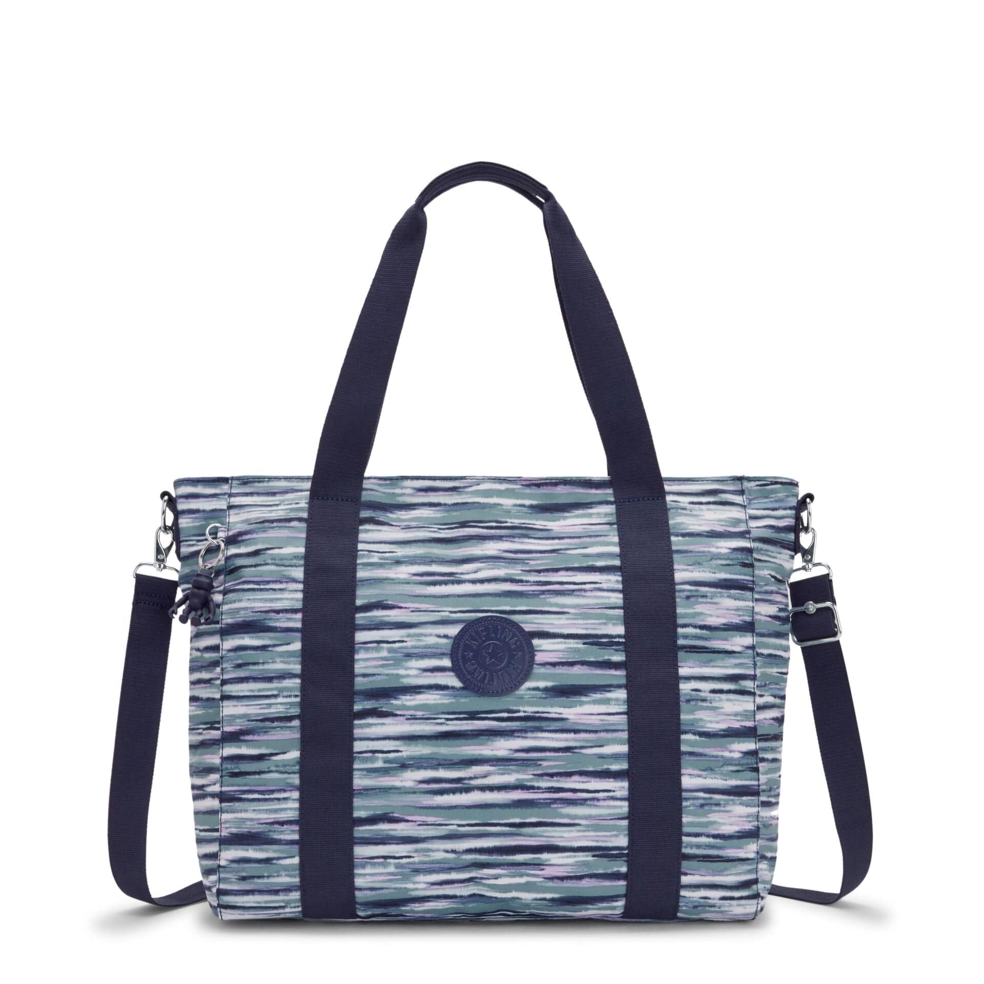 KIPLING-Asseni-Large Tote (with removable shoulderstrap)-Brush Stripes-I7417-W66