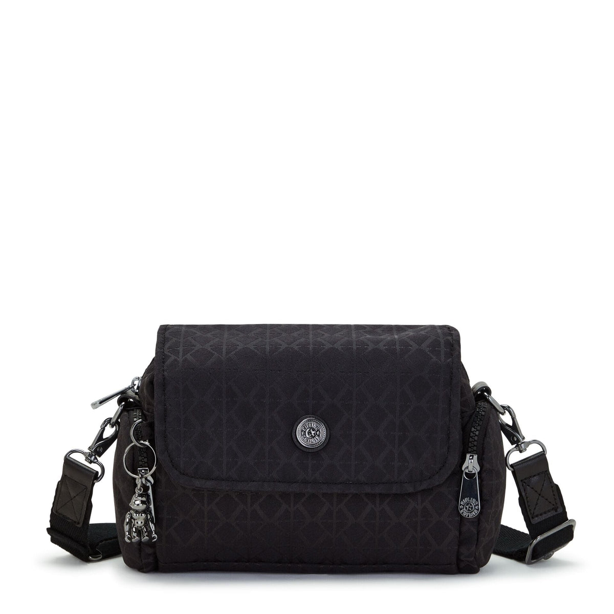 KIPLING-Danita-Small crossbody-Signature Blk Q-I7422-M34