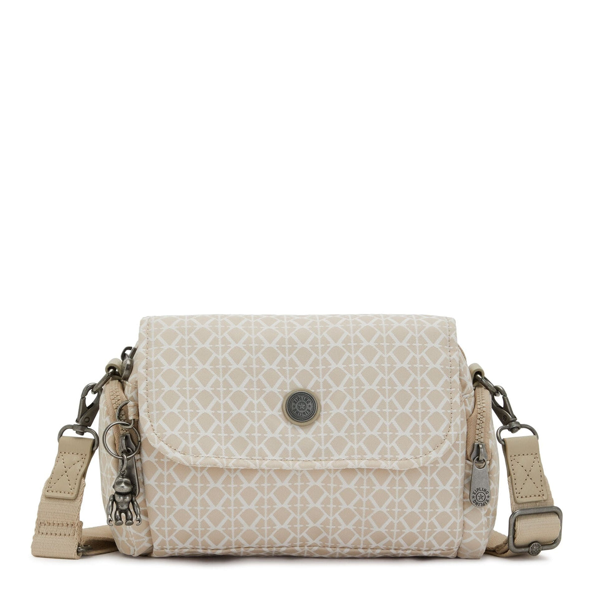 KIPLING-Danita-Small crossbody-Signature Beige-I7422-R63