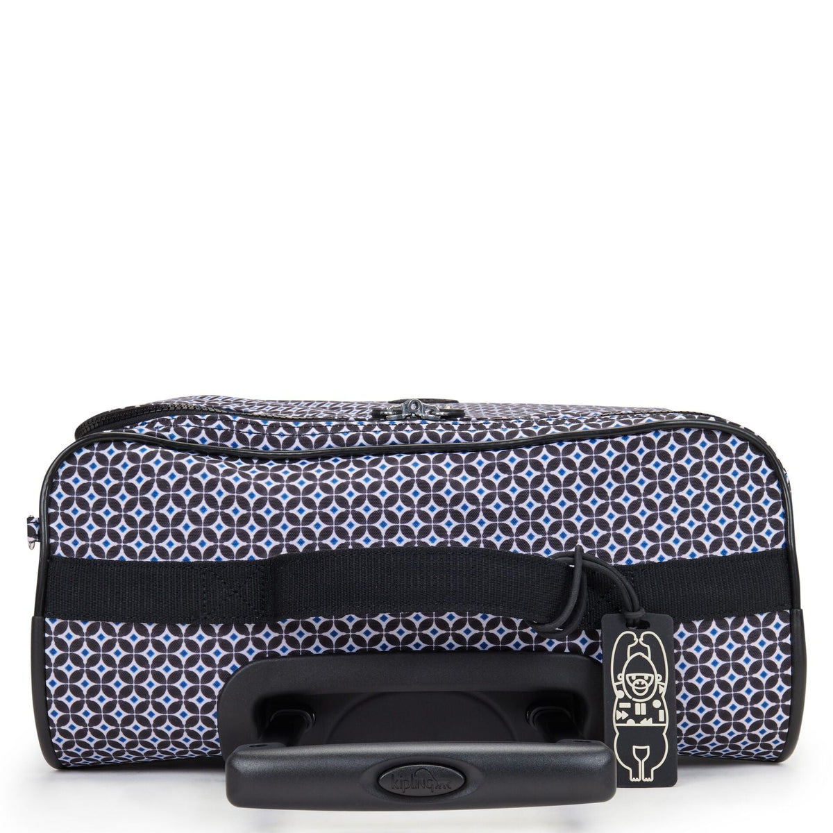 حقيبة سفر بعجلات KIPLING صغيرة جدًا بحجم المقصورة للنساء باللون الأسود المائل للصفرة TEAGAN C