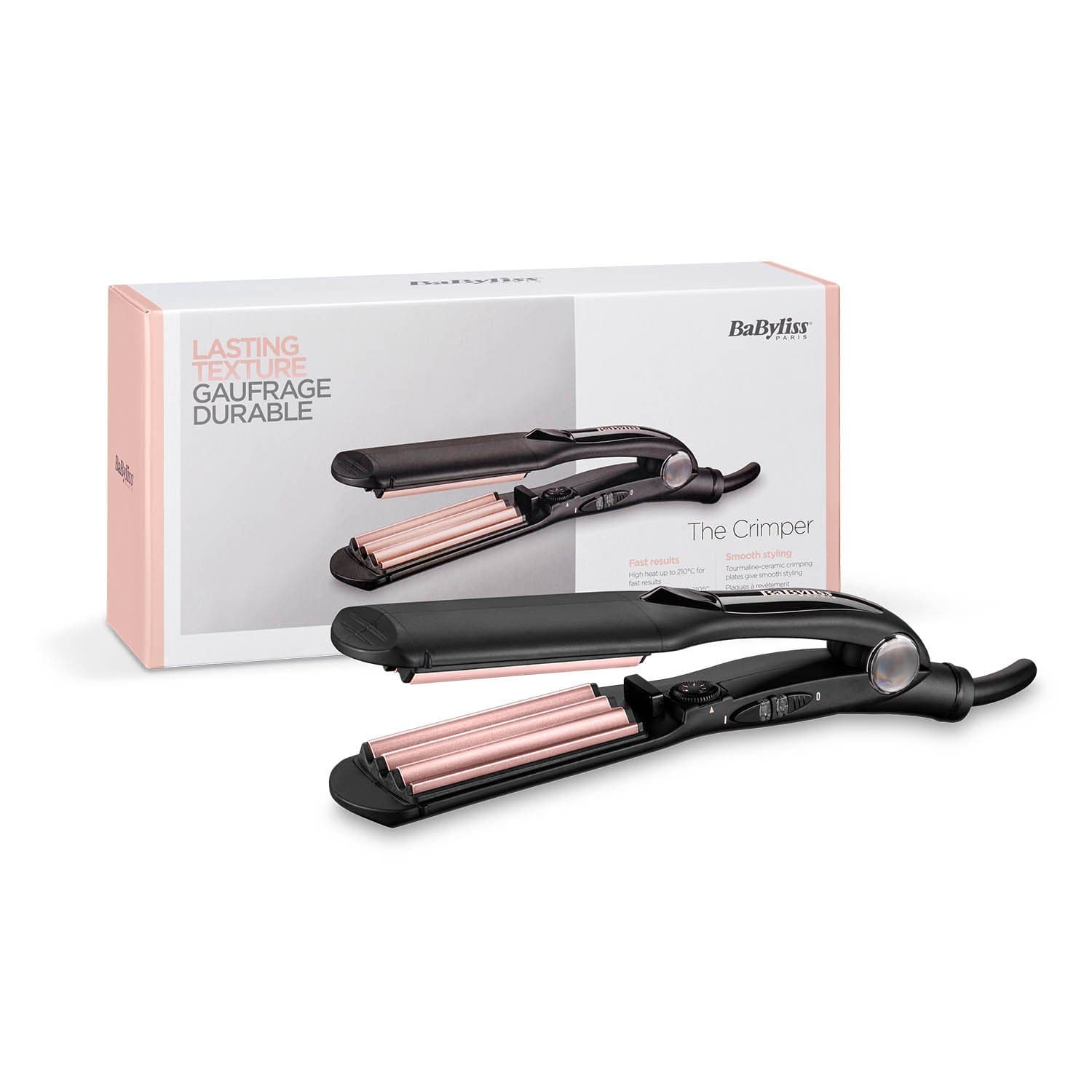 BABYLISS CRIMPER CERAMIC 10 TEMPS SETTING  - 2165SDE