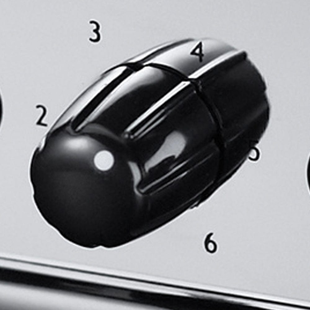 محمصة خبز راسل هوبز الكلاسيكية المصنوعة من الفولاذ المقاوم للصدأ، 4 شرائح، مع رفع عالي وفتحات واسعة - 23340