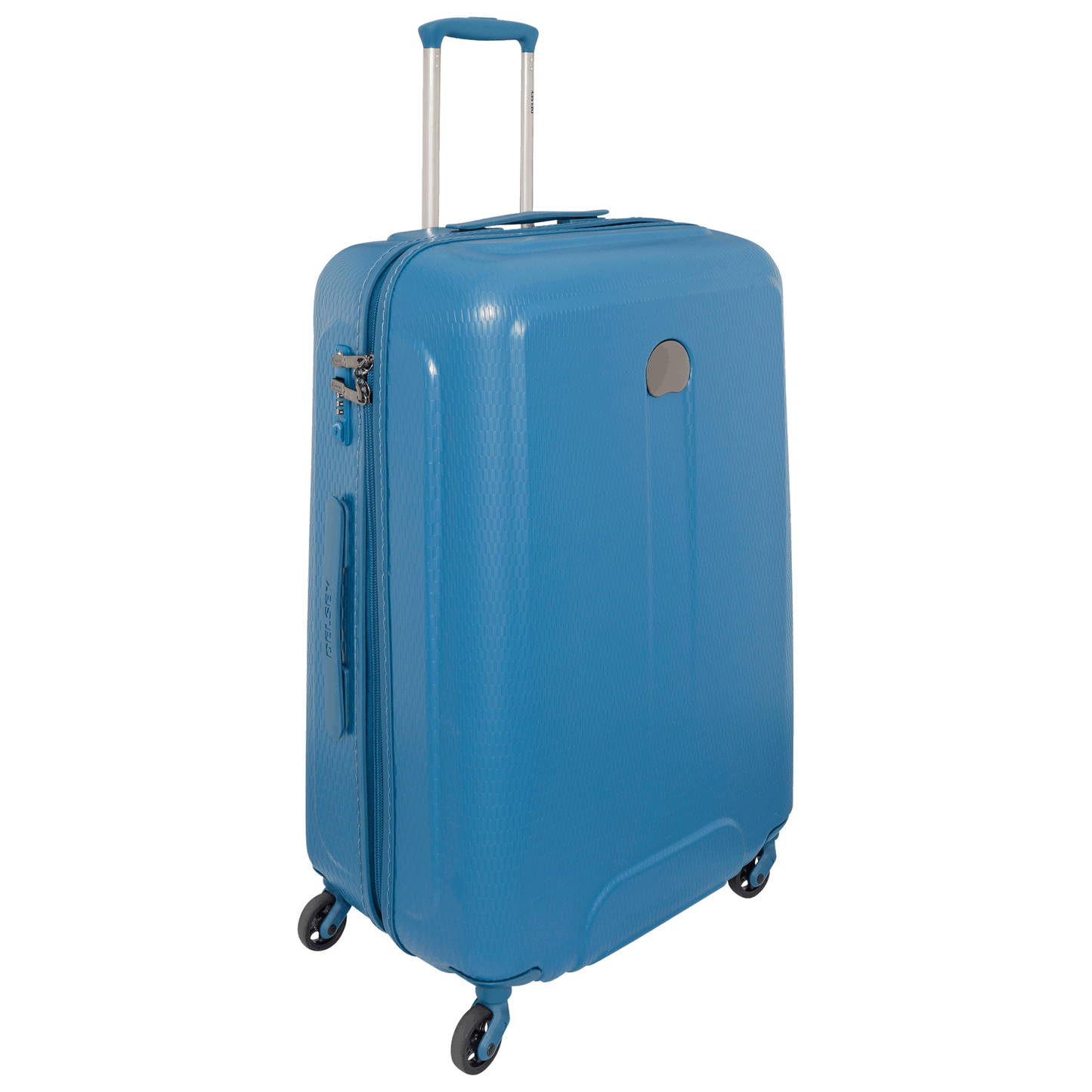 HELIUM 69 4-WHEEL TROLLEY CASE CYAN BLUE