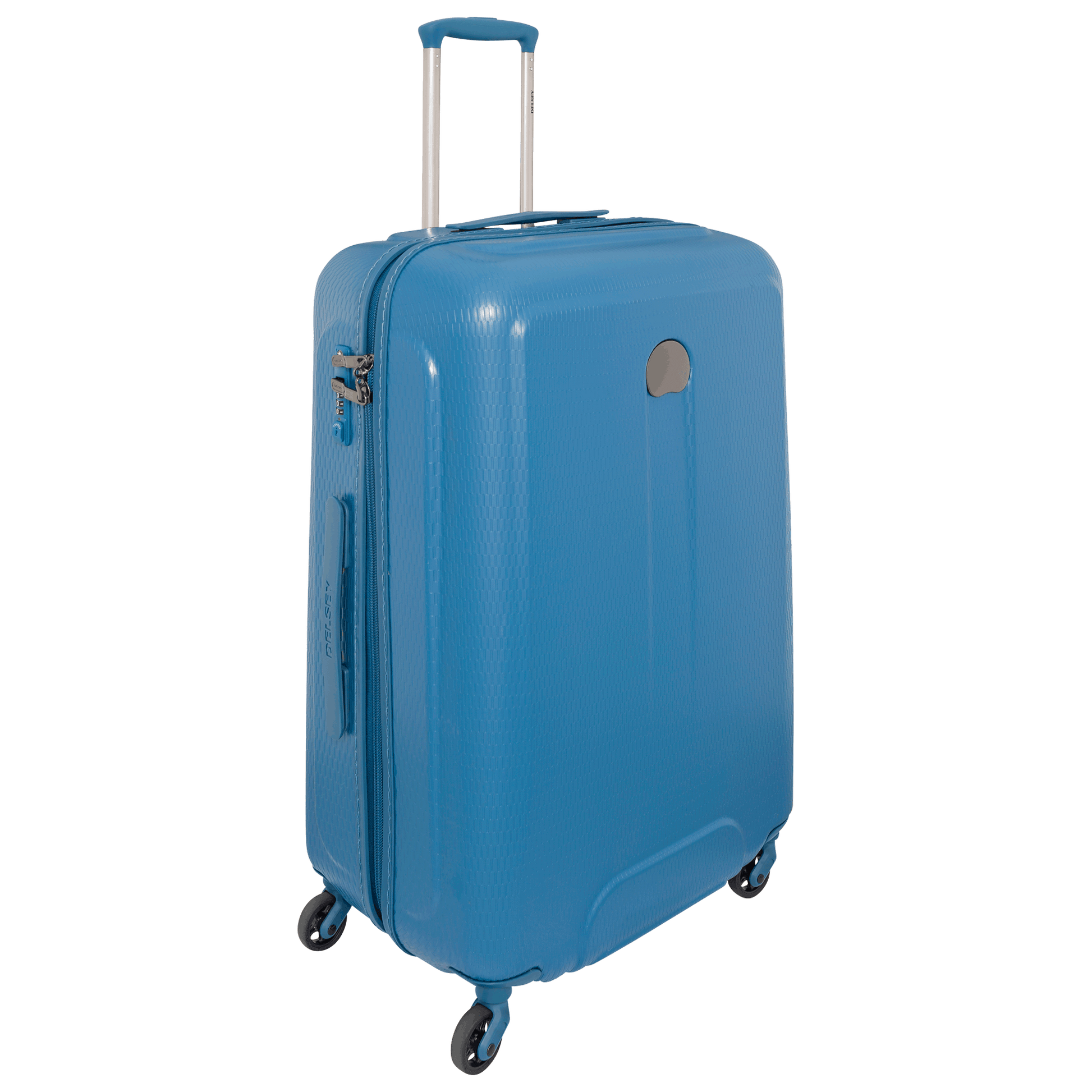 HELIUM 69 4-WHEEL TROLLEY CASE CYAN BLUE