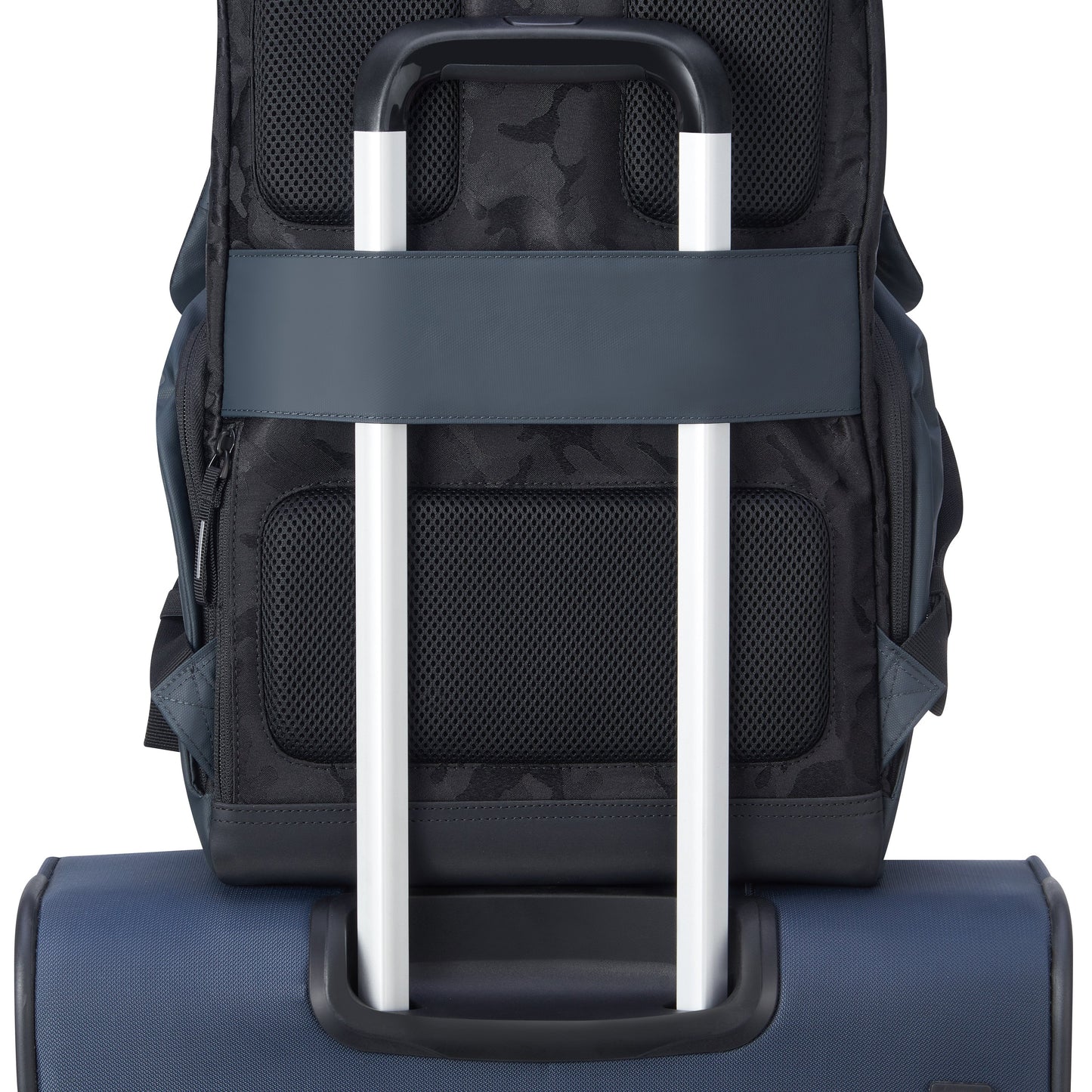 DELSEY SECURFLAP BACKPACK 15" BLACK CAMOUFLAGE -00202061010 BLACK CAMO - Jashanmal Home