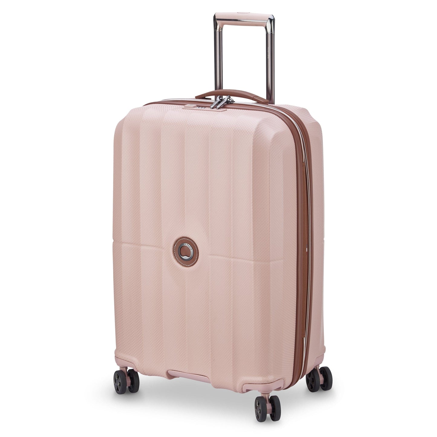حقيبة سفر Delsey Paris St Tropez قابلة للتوسيع 67 سم وردية