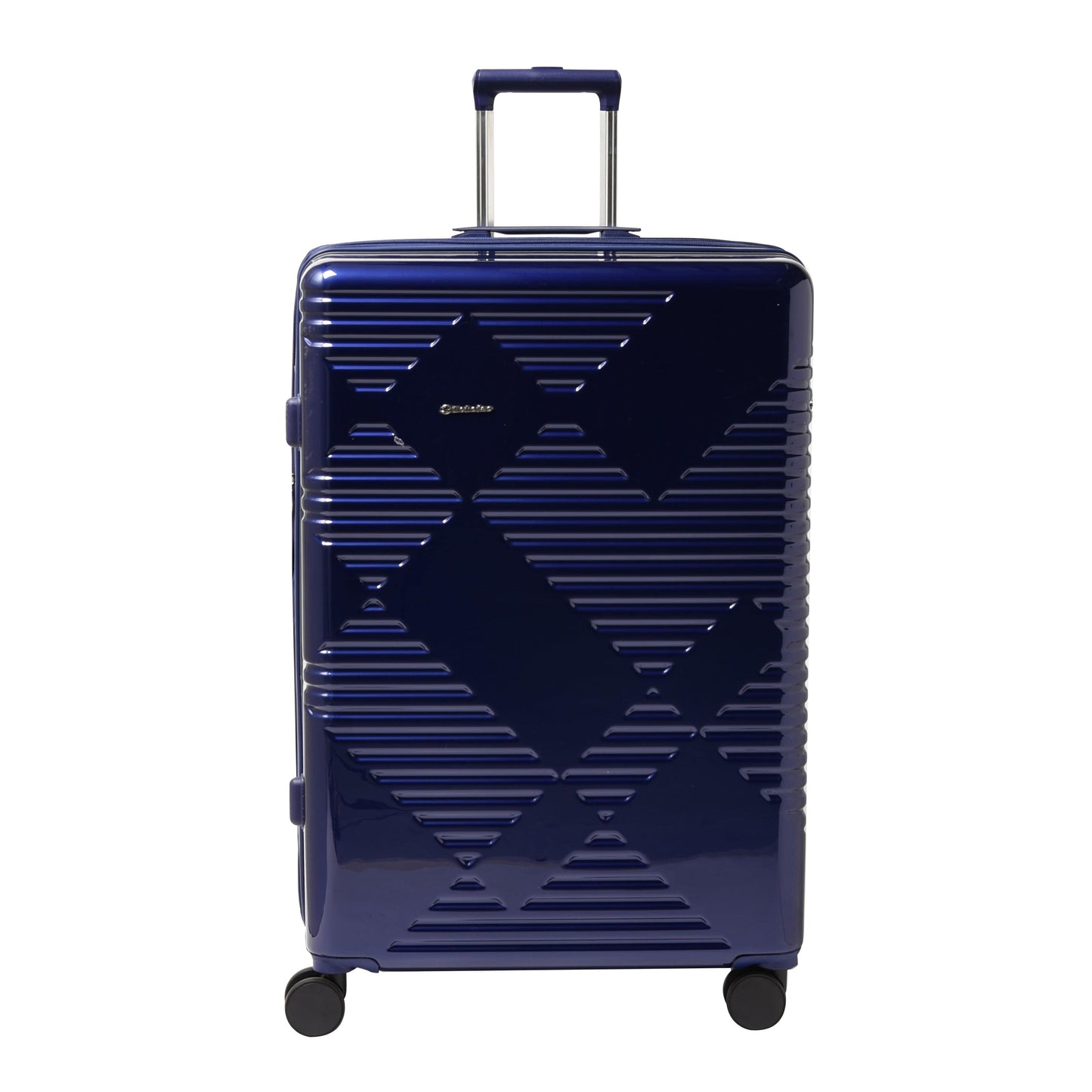 Echolac Extravagant 82cm Hardcase Expandable 4 Double Wheel Check-In Luggage Trolley Blue - CTH0062 S- 32 BLUE 60102
