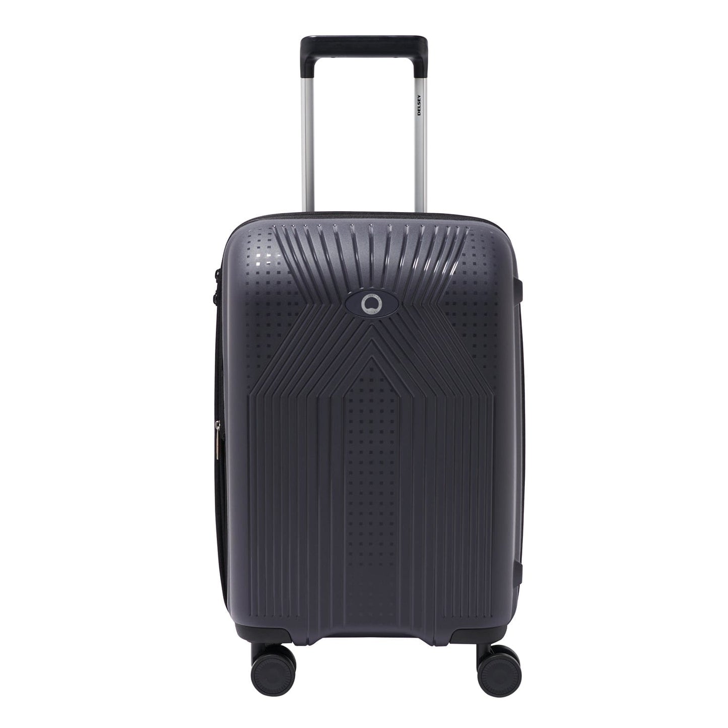 Delsey Ordener 2.0 55cm Hardcase 4 Double Wheel Expandable Cabin Luggage Trolley Anthracite - 00384680101E9