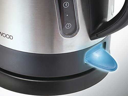 غلاية كهربائية لاسلكية من كينوود، سعة 1.7 لتر، 3000 واط، لون ستانلس ستيل - SJM280