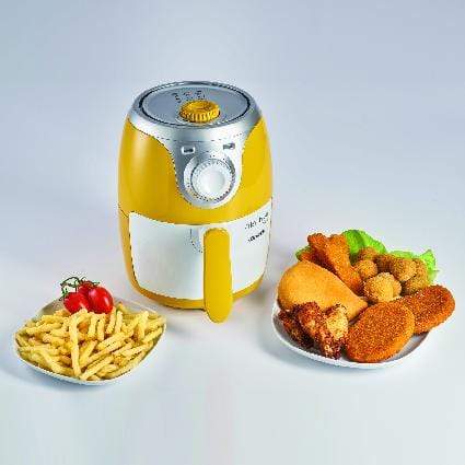 مقلاة هوائية صغيرة من أريتي، لون أصفر - 4615