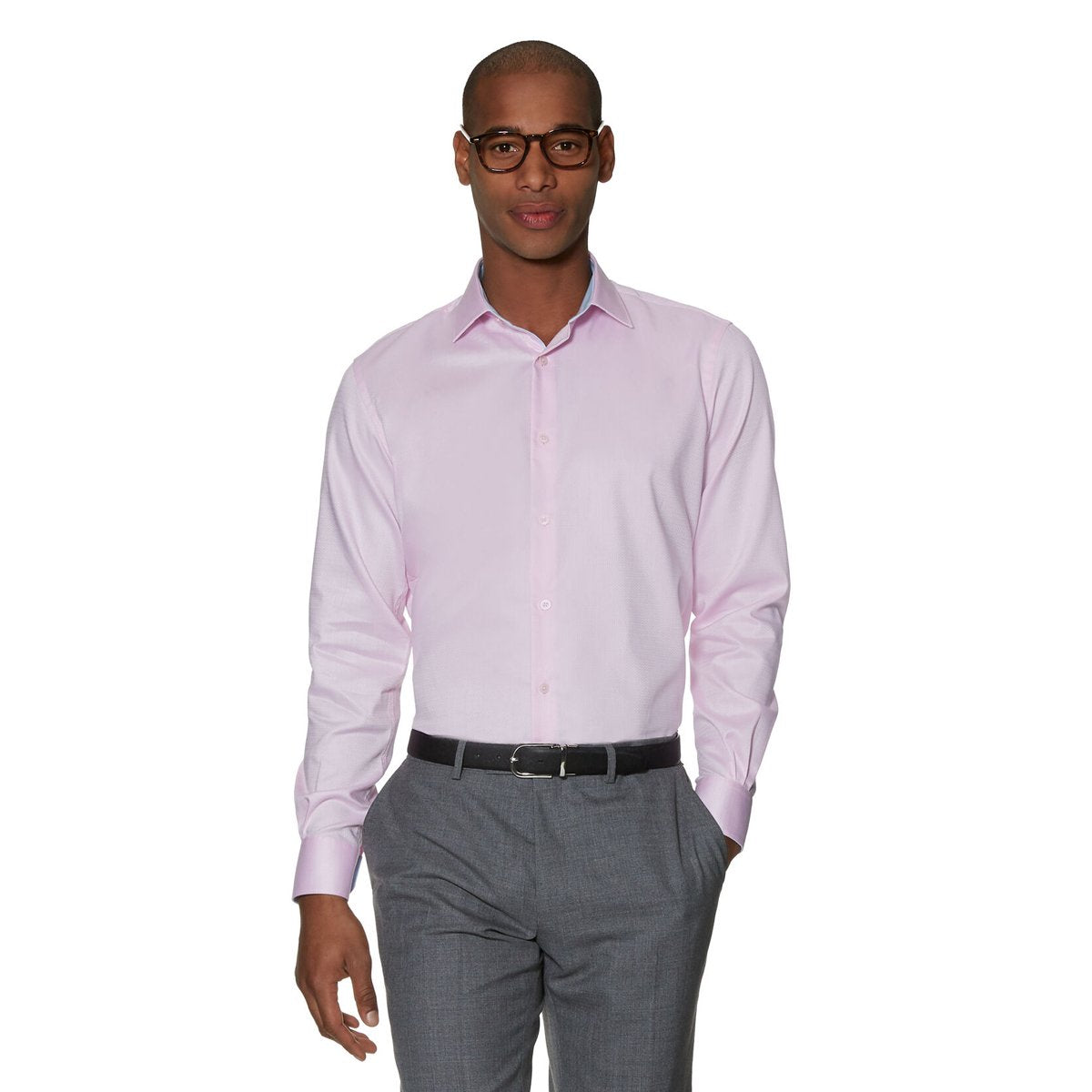 T.M.Lewin-Slim-Fit-Plain-Dobby-Shirt-Pink-72812-003