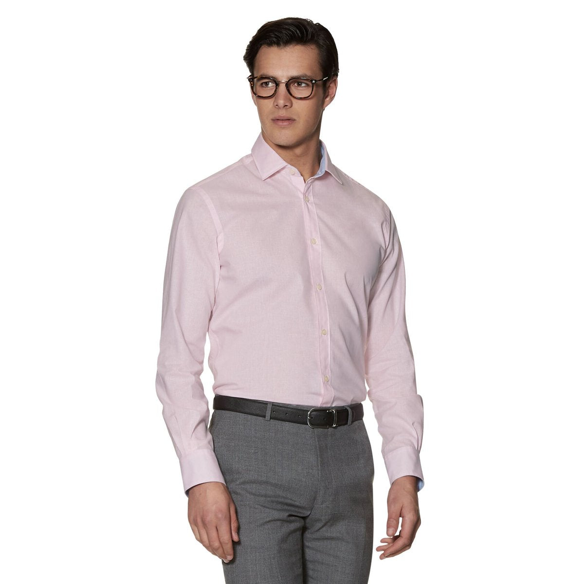 T.M.Lewin-Slim-Fit-Cotton-Linen-Dogtooth-Shirt-Pink-72835-003